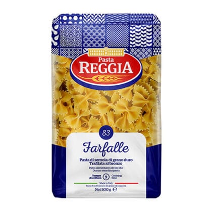 REGGIA ΜΑΚΑΡΟΝΙΑ ΦΙΟΓΚΑΚΙ FARFALLE 500gr (ΙΤ)