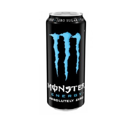 MONSTER ENERGY DRINK ABSOLUTELY ZERO ΜΠΛΕ 500ml