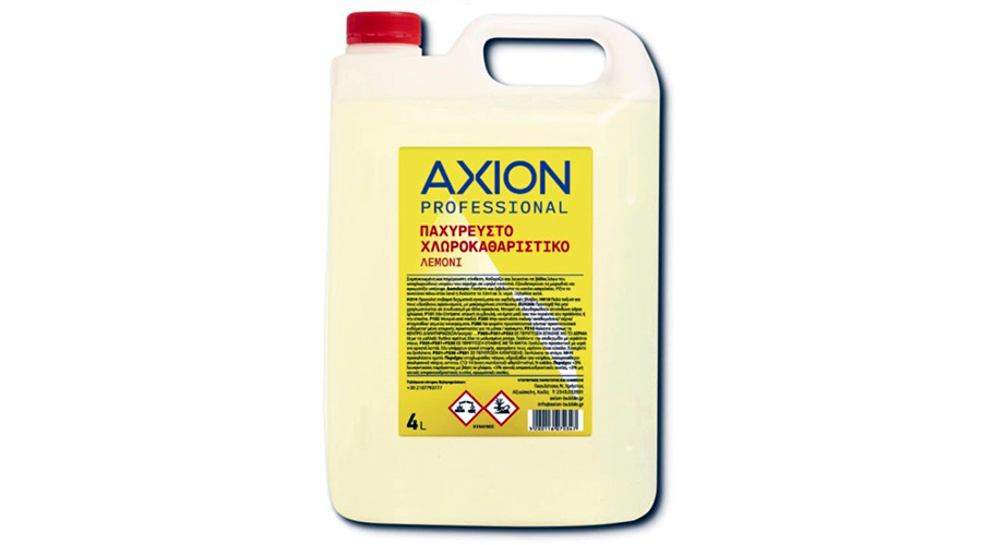 AXION ΧΛΩΡΙΝΗ ΠΑΧΥΡΕΥΣΤΗ ΛΕΜΟΝΙ 4lt