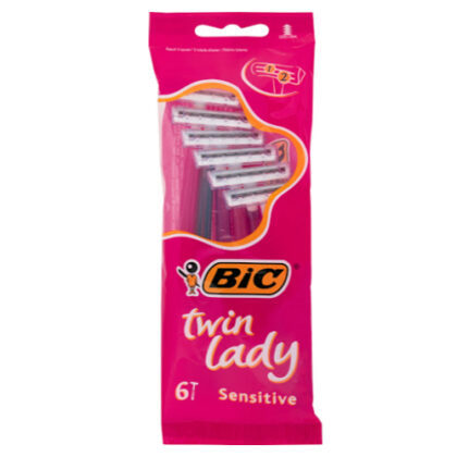BIC ΞΥΡΑΦΑΚΙΑ LADY TWIN SENSITIVE 6τμχ