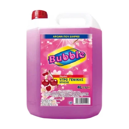 BUBBLE ΥΓΡΟ ΓΕΝΙΚΗΣ ΧΡΗΣΗΣ ΚΕΡΑΣΙ 4lt