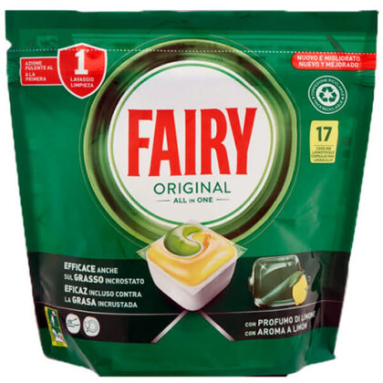 FAIRY ΤΑΜΠΛΕΤΕΣ ORIGINAL LEMON 17τμχ