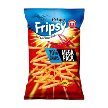 FRIPSY CRISPY MEGA PACK CHILLIES STICKS 120gr