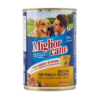 MC ΣΚΥΛΟΤΡΟΦΗ ΚΟΤΟΠΟΥΛΟ & ΓΑΛΟΠΟΥΛΑ MORANDO MIGLIOR CANE 405gr