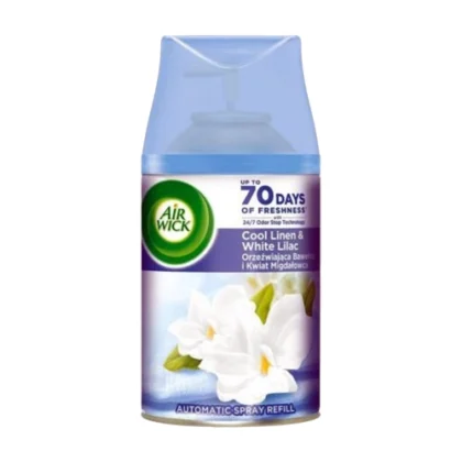 AIRWICK ΑΝΤΑΛΛΑΚΤΙΚΟ ΑΠΟΣΜΗΤΙΚΟΥ ΧΩΡΟΥ SPRAY COOL LINEN & WHITE LILIAC 250ml