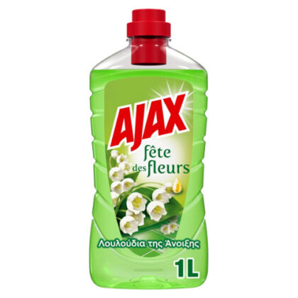 AJAX ΥΓΡΟ ΔΑΠΕΔΟΥ ΛΟΥΛΟΥΔΙΑ ΑΝΟΙΞΗΣ (ΠΡΑΣΙΝΟ) 1lt