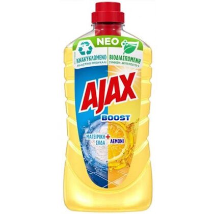 AJAX ΥΓΡΟ ΔΑΠΕΔΟΥ BOOST ΣΟΔΑ & ΛΕΜΟΝΙ 1lt