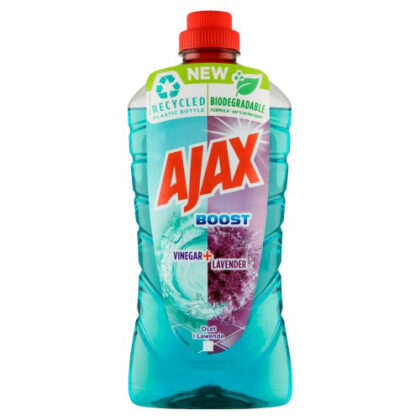 AJAX ΥΓΡΟ ΔΑΠΕΔΟΥ BOOST VINEGAR & LAVENDER RED 1lt