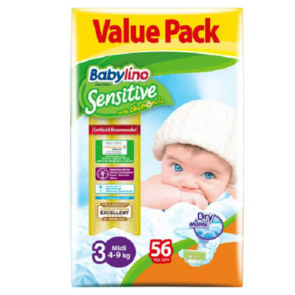 BABYLINO ΠΑΝΑ N3 SENSITIVE 4-9kg 56τμχ