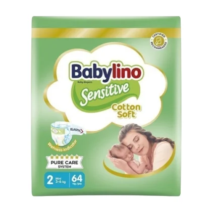 BABYLINO ΠΑΝΑ N2 SENSITIVE 3-6kg 64τμχ