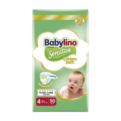 BABYLINO ΠΑΝΑ N4 SENSITIVE 8-13kg 50τμχ