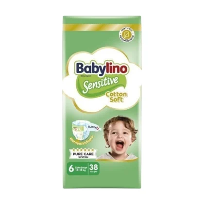 BABYLINO ΠΑΝΑ N6 SENSITIVE 13-18kg 38τμχ