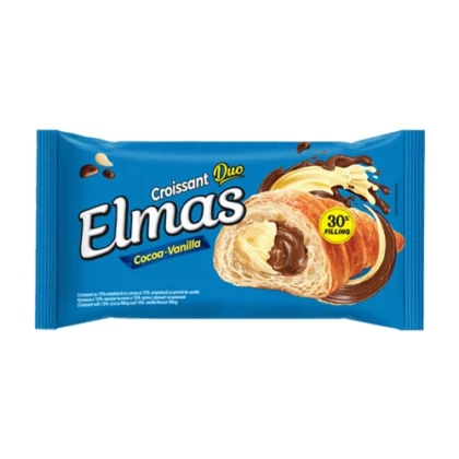 ELMAS ΚΡΟΥΑΣΑΝ KAKAO & ΒΑΝΙΛΙΑ 60gr