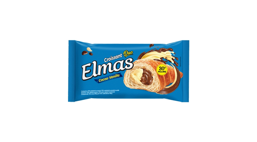 ELMAS ΚΡΟΥΑΣΑΝ KAKAO & ΒΑΝΙΛΙΑ 60gr
