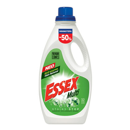 ESSEX ΥΓΡΟ ΠΛΥΝΤΗΡΙΟΥ MULTI 32μεζ 1,6lt (-50%)