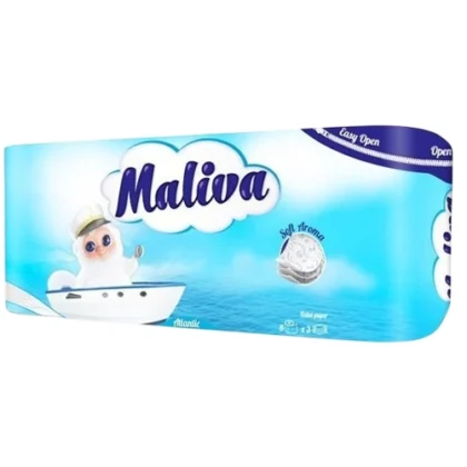 MALIVA ΧΑΡΤΙ ΥΓΕΙΑΣ ATLANTIC 3Φ 8ρολ