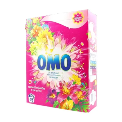 OMO ΣΚΟΝΗ ΠΛΥΝΤΗΡΙΟΥ ΤΡΟΠΙΚΑ ΛΟΥΛΟΥΔΙΑ 45μεζ 2,520kg