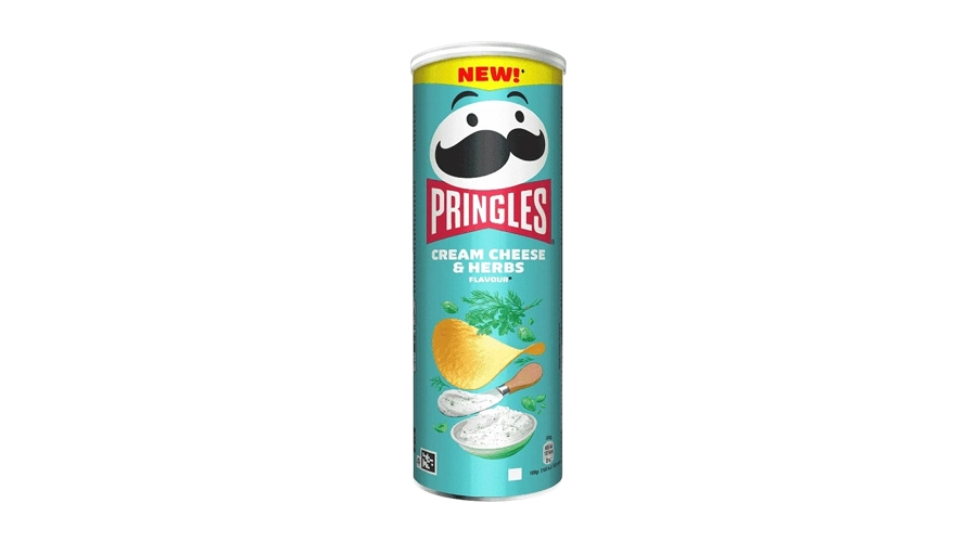 PRINGLES CREAM CHEESE & HERBS 165gr