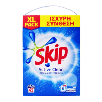 SKIP ΣΚΟΝΗ ΠΛΥΝΤΗΡΙΟΥ ACTIVE CLEAN 45μεζ 2,925kg