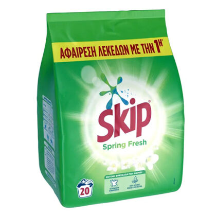 SKIP ΣΚΟΝΗ ΠΛΥΝΤΗΡΙΟΥ SPRING FRESH 20μεζ 1,3kg