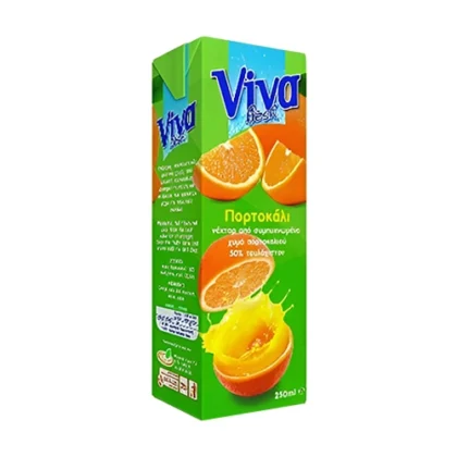 VIVA FRESH ΝΕΚΤΑΡ ΧΥΜΟΣ ΠΟΡΤΟΚΑΛΙ 250ml
