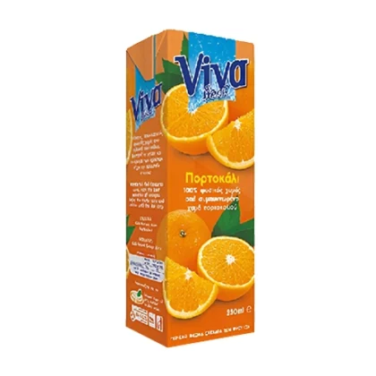 VIVA FRESH ΦΥΣΙΚΟΣ ΧΥΜΟΣ ΠΟΡΤΟΚΑΛΙ 250ml