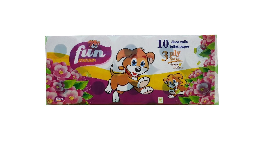 FUN NEW ΧΑΡΤΙ ΥΓΕΙΑΣ 3Φ 10ρολ 110gr