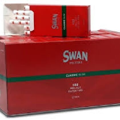 SWAN ΦΙΛΤΡΑΚΙΑ SLIM CLASSIC 6mm ΚΟΚΚΙΝΑ 20τμχ