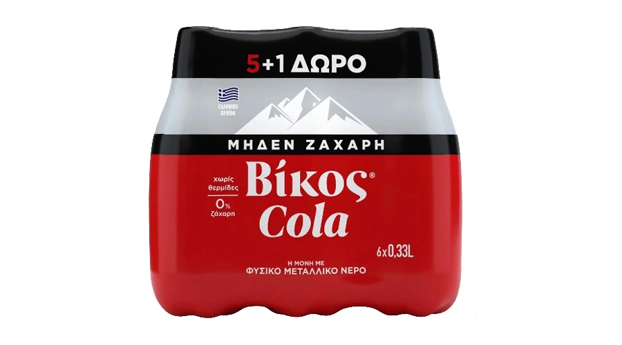 ΒΙΚΟΣ COLA ZERO PET 330ml