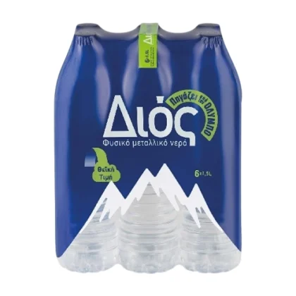 ΝΕΡΟ ΔΙΟΣ ΦΥΣΙΚΟ ΜΕΤΑΛΛΙΚΟ 6x1.5lt