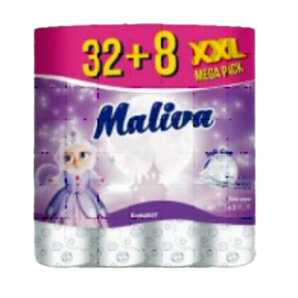MALIVA ΧΑΡΤΙ ΥΓΕΙΑΣ ROMANCE  32+8ρολ