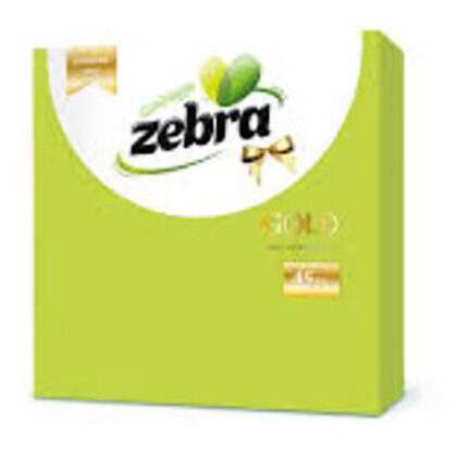 ZEBRA ΧΑΡΤΟΠΕΤΣΕΤΑ ΑΝΟΙΧΤΟ ΠΡΑΣΙΝΟ 33x33εκ 45τμχ