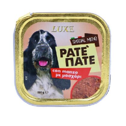 LUXE ΣΚΥΛΟΤΡΟΦΗ ΠΑΤΕ ΜΟΣΧΑΡΙ 150gr