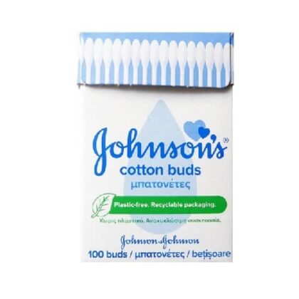 JOHNSON'S ΒΑΒΥ ΜΠΑΤΟΝΕΤΑ ECO 100τμχ