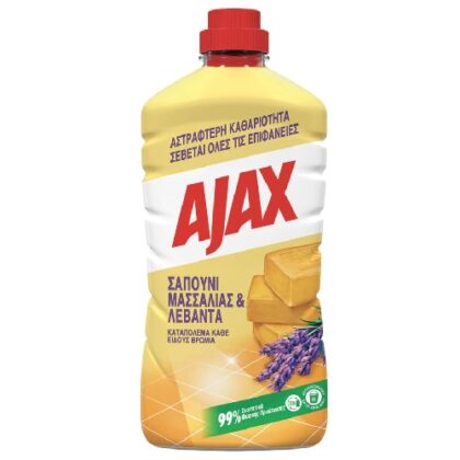 AJAX ΥΓΡΟ ΔΑΠΕΔΟΥ ΣΑΠΟΥΝΙ ΜΑΣΣΑΛΙΑΣ & ΛΕΒΑΝΤΑ 1lt