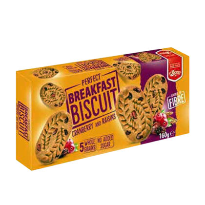 LEONA ΜΠΙΣΚΟΤΑ BREAKFAST ΚΡΑΝΜΠΕΡΙ & ΣΤΑΦΙΔΕΣ 160gr