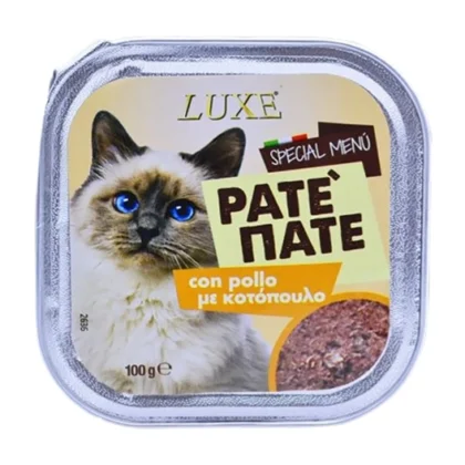 LUXE ΓΑΤΟΤΡΟΦΗ ΠΑΤΕ ΚΟΤΟΠΟΥΛΟ 100gr