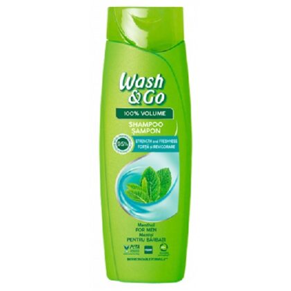 WASH & GO ΣΑΜΠΟΥΑΝ MENTHOL MEN 360ml