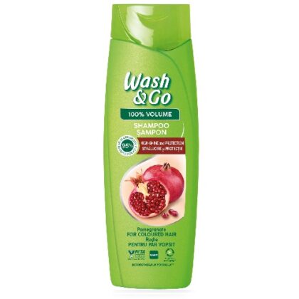 WASH & GO ΣΑΜΠΟΥΑΝ POMEGRANATE 360ml