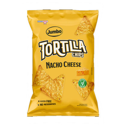 JUMBO TORTILLA CHIPS NACHO CHEESE 100gr