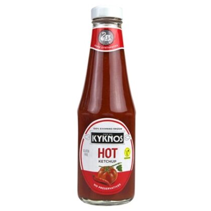 ΚΥΚΝΟΣ KETCHUP HOT ΓΥΑΛΙΝΟ 330gr