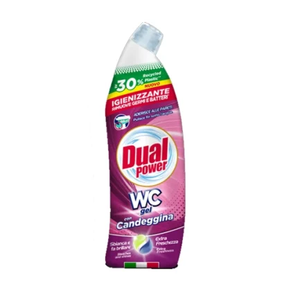 DUAL POWER WC GEL ΛΕΥΚΑΝΤΙΚΟ CANDEGGINA 700ml