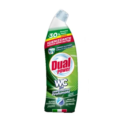 DUAL POWER WC GEL ΑΡΩΜΑΤΙΚΟ ΑΦΑΙΡΕΣΗ ΑΛΑΤΩΝ 700ml