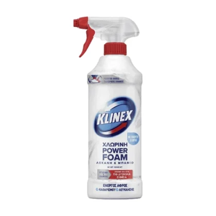 KLINEX SPRAY FOAM ΜΕ ΧΛΩΡΙΟ ΓΙΑ ΜΠΑΝΙΟ 435ml