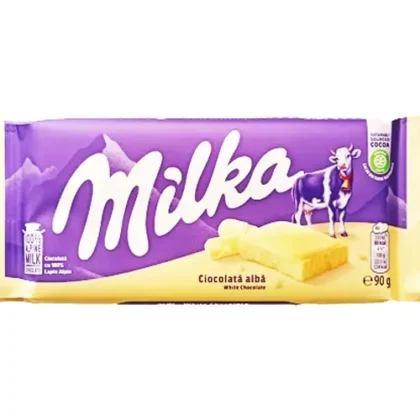 MILKA ΣΟΚΟΛΑΤΑ WHITE 90gr