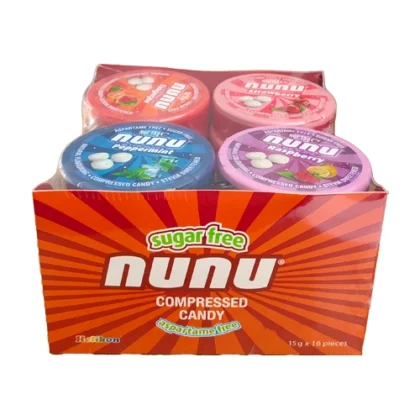 NUNU ΚΑΡΑΜΕΛΕΣ MIX ΧΩΡΙΣ ΖΑΧΑΡΗ 15gr