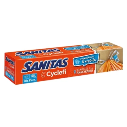 SANITAS ΣΑΚΟΥΛΕΣ ΓΙΑ ΑΝΑΚΥΚΛΩΣΗ ΓΙΓΑΣ 100lit 70x95cm