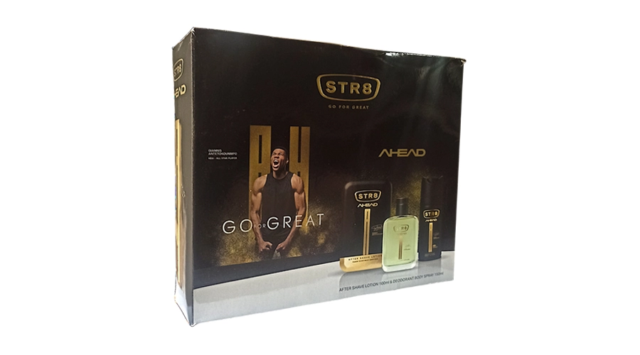 STR8 AHEAD GO FOR GREAT SET AFTER SHAVE 100ml + DEO SPRAY 150ml