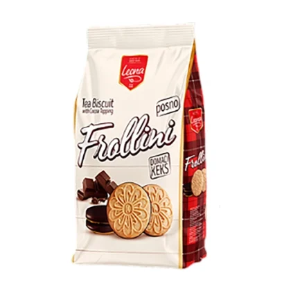 LEONA ΜΠΙΣΚΟΤΑ FROLLINI ΜΕ ΕΠΙΚΑΛΥΨΗ ΚΑΚΑΟ 300gr