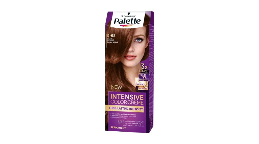 PALETTE INTESIVE COLOR CREAM HAIR ΒΑΦΗ ΜΑΛΛΙΩΝ (5-68) MEDIUM CHESTNUT (ΜΕΣΑΙΟ ΚΑΣΤΑΝΟ) 50ml